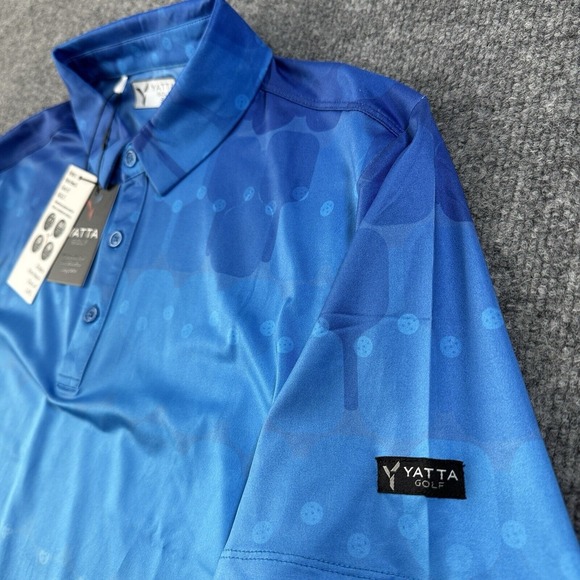 Yatta Shirt Mens Small Pickleball 4-Way Stretch Performance Golf - Picture 5 of 11